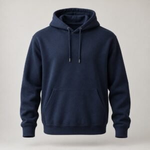 Cotton Fleece Pullover Hoodie — AI-generated product image