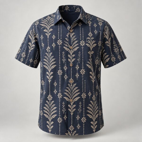 Batik-inspired Short-sleeve Shirt